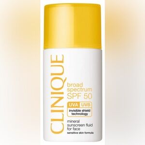 Clinique SPF 50 Mineral Sunscreen Fluid for Face
